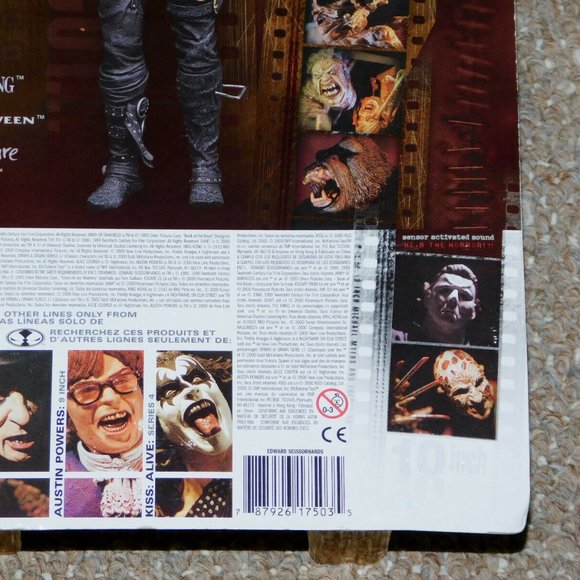 2000 McFarlane Movie Maniacs Series 3 Edward Scissorhands MOC Brand New - Picture 10 of 10